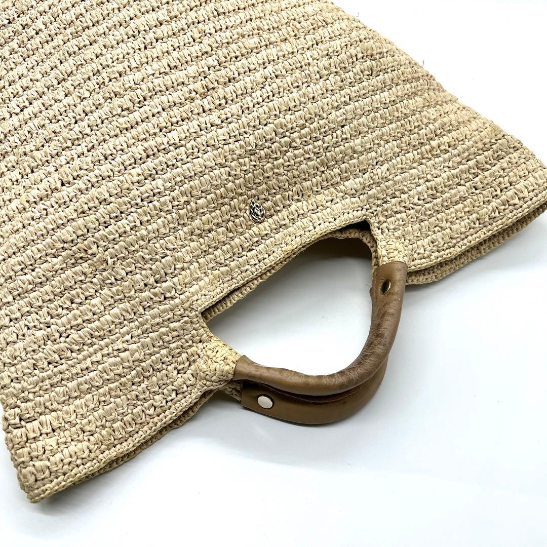 人気✨ へレンカミンスキー ハンドバッグ カゴバック ストロー ベージュ