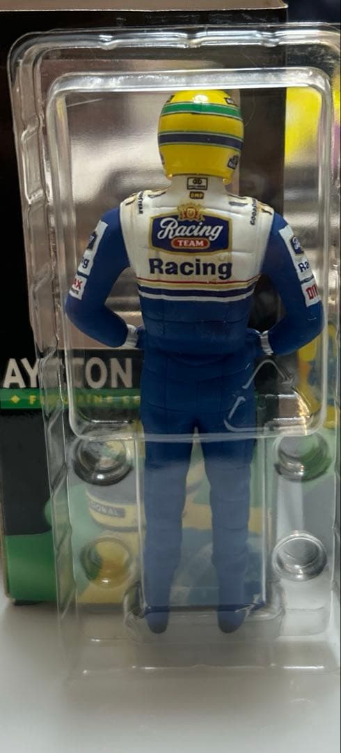 1/8 ミニチャンプス アイルトンセナ ヘルメット 5個セット+ セナフィギュア