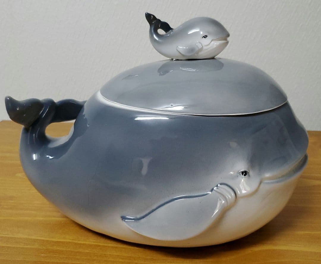 親子クジラ小物入れ　昭和