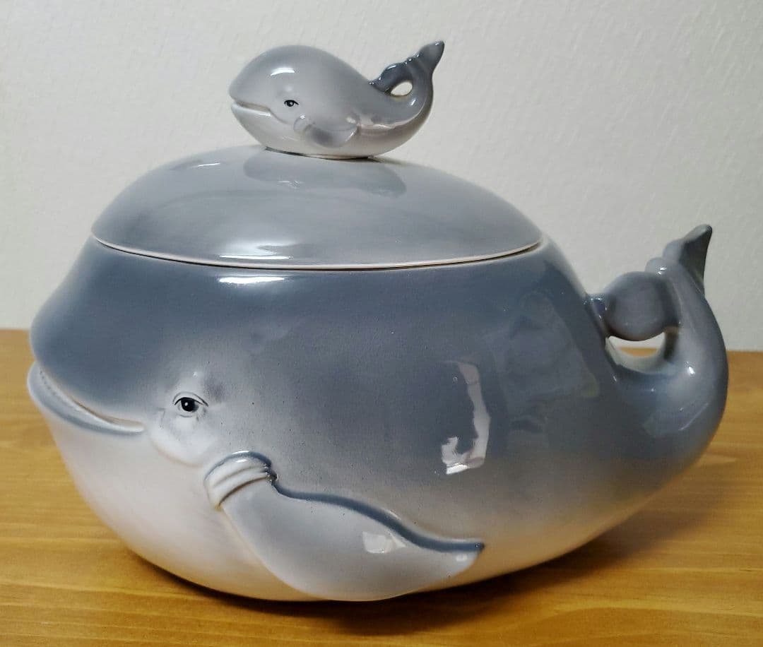 親子クジラ小物入れ　昭和