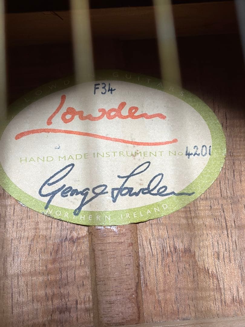 Lowden F34 アコースティックギター