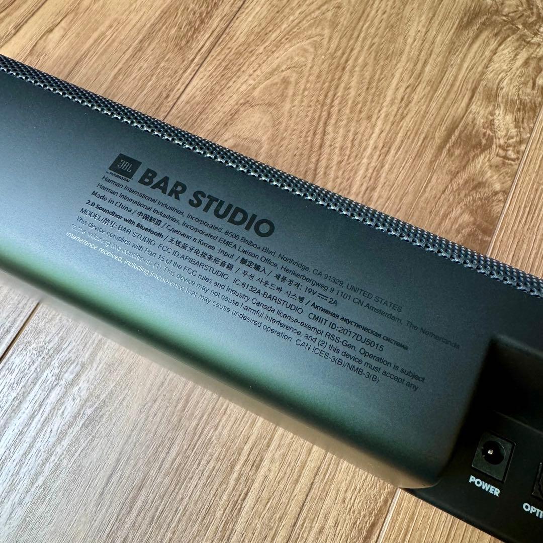 JBL BAR STUDIO サウンドバー 外箱、一部付属品なし