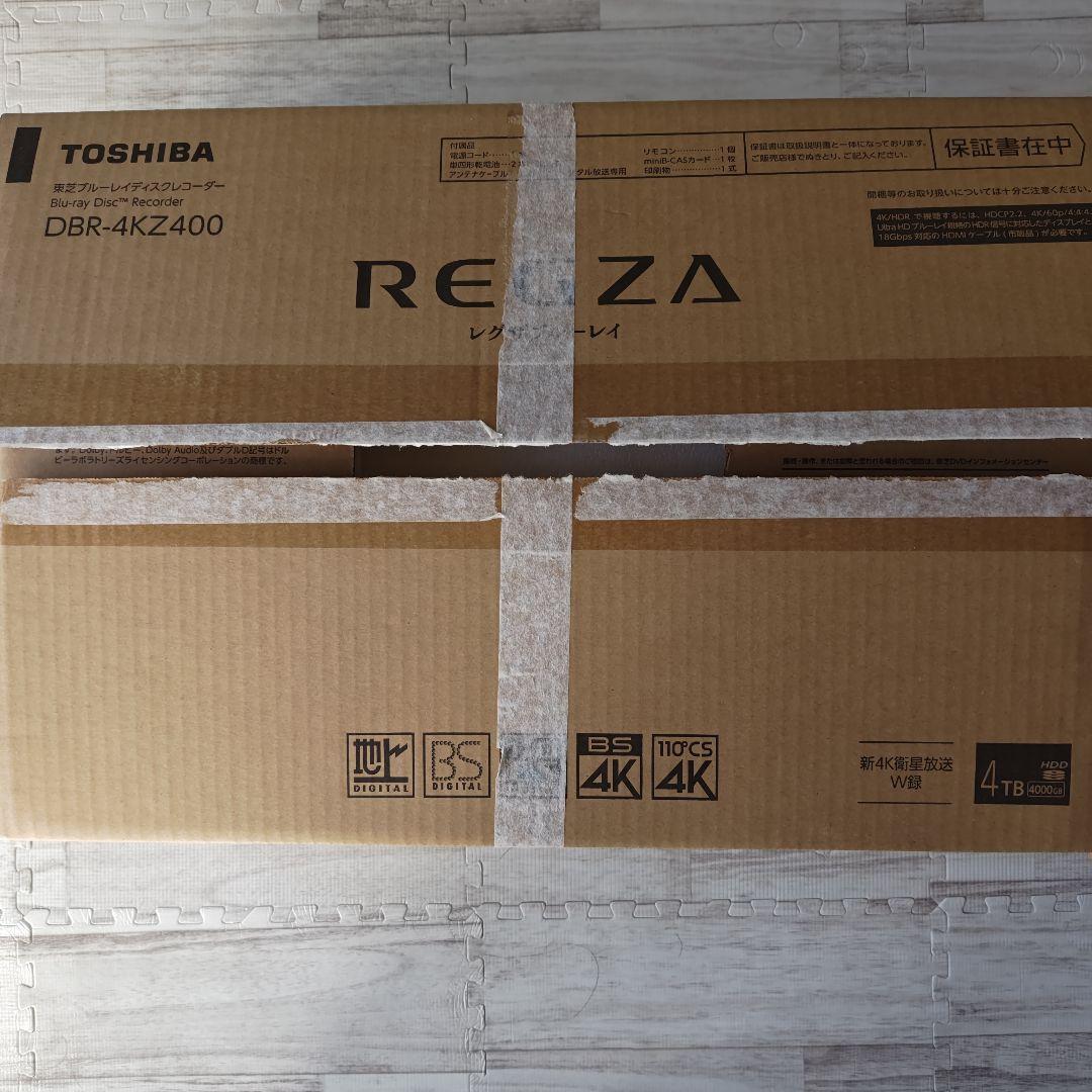TOSHIBA ブルーレイレコーダー 4TB ハードディスク