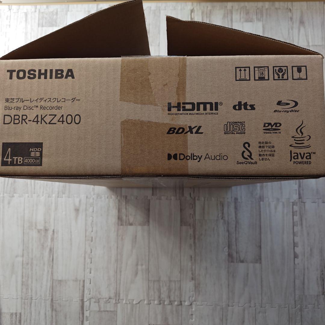 TOSHIBA ブルーレイレコーダー 4TB ハードディスク