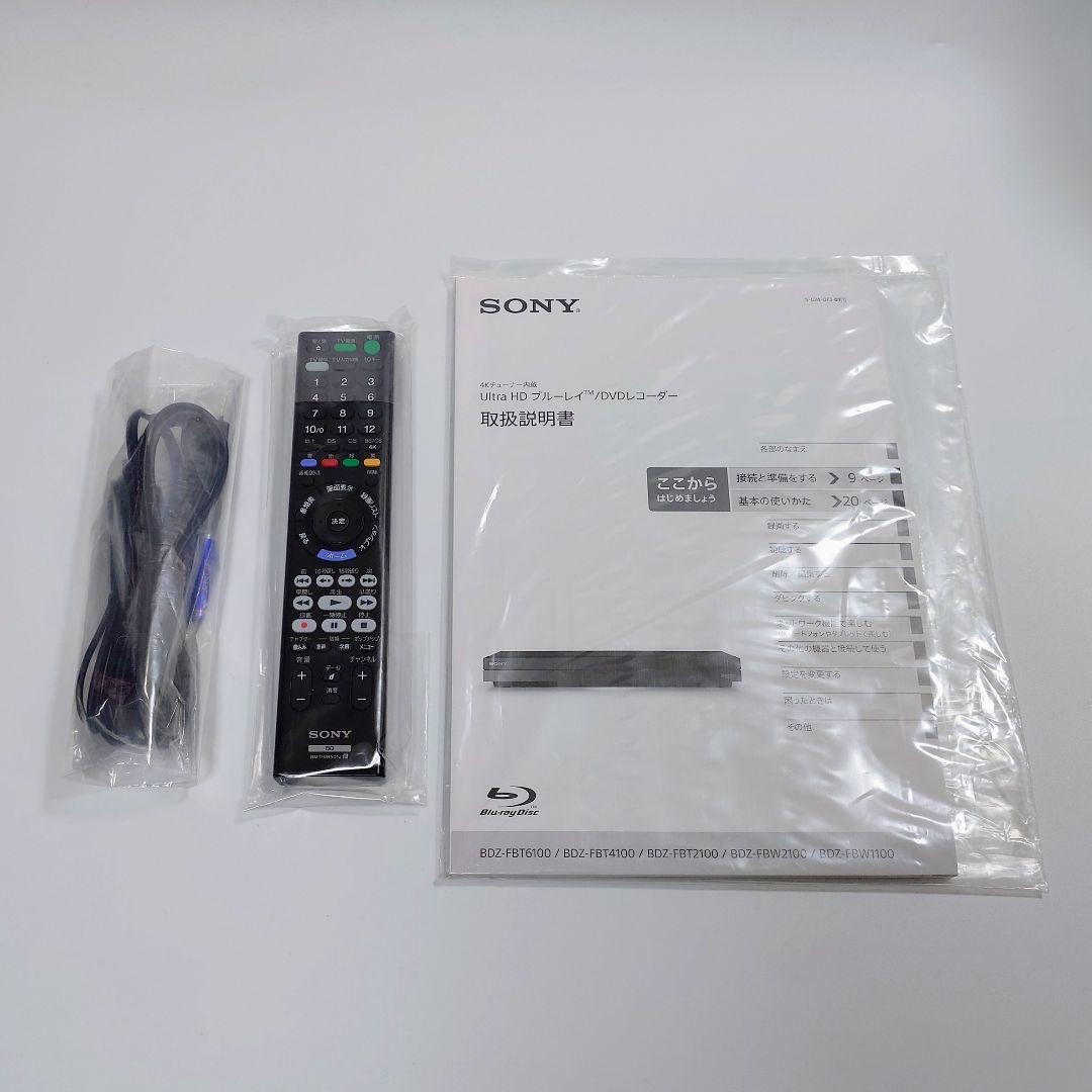 SONY 4K Ultra HDブルーレイレコーダー BDZ-FBT6100