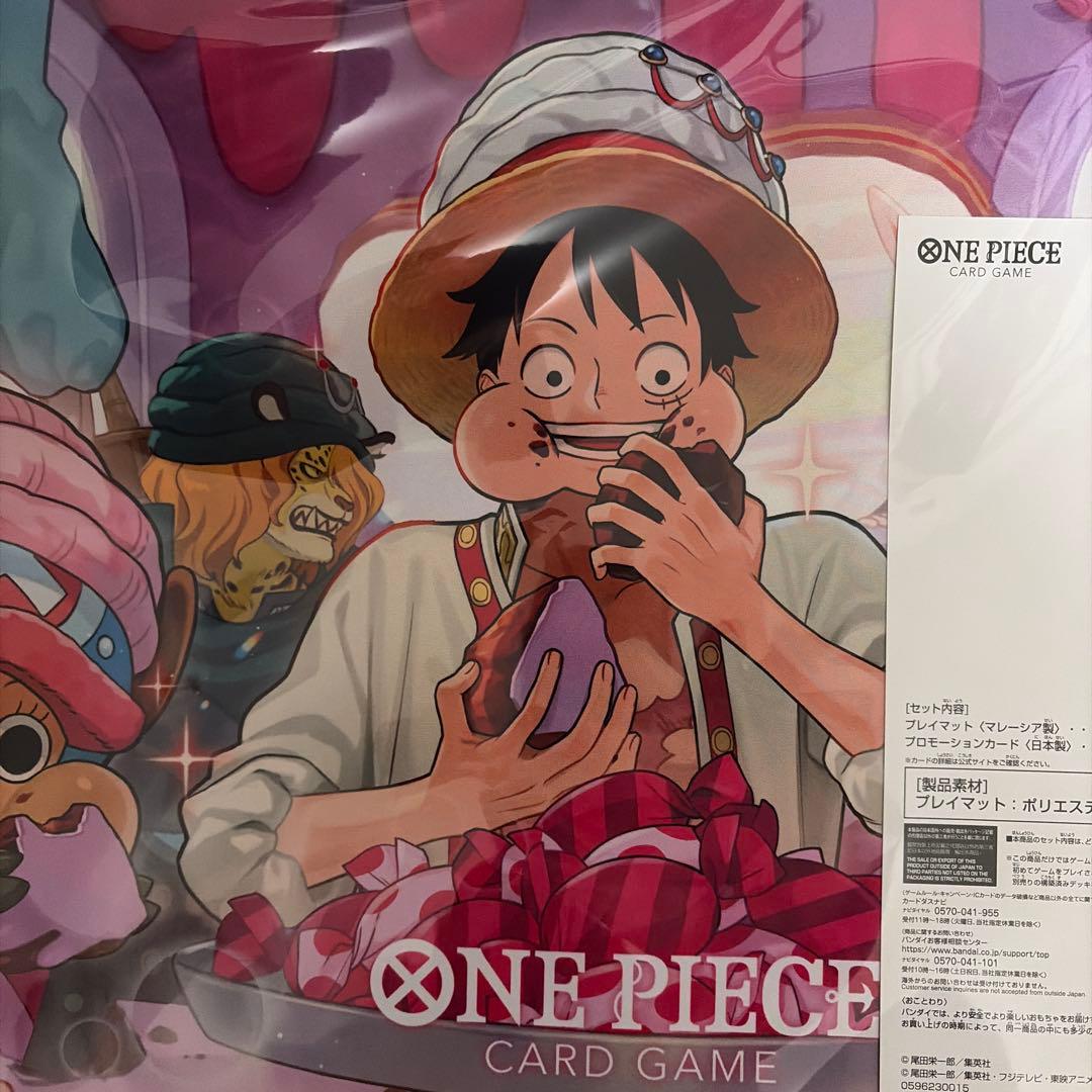 ワンピースカードプレイマット新品未開封ナミ付き