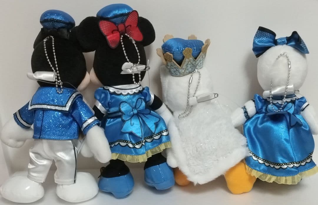 ディズニーパルパルーザ　ぬいぐるみバッジ４点セット　東京ディズニーランド