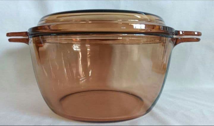 ビジョン　ルッキング&クッキング　岩城硝子　パイレックス　両手なべ　フライパン