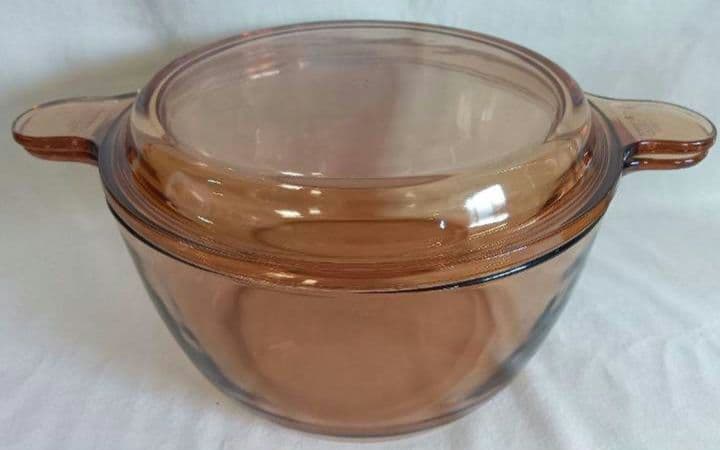 ビジョン　ルッキング&クッキング　岩城硝子　パイレックス　両手なべ　フライパン