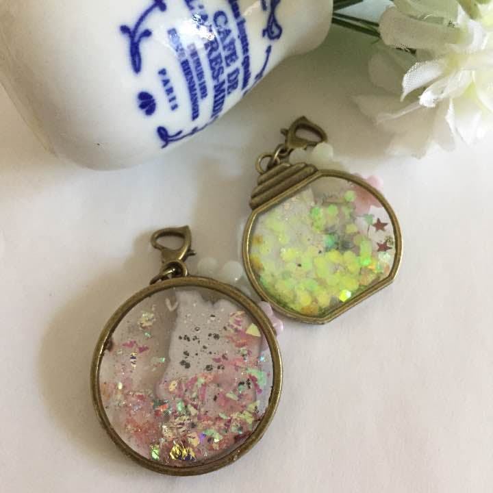 Reina様ご確認用 レジンで写真チャーム オーダー品