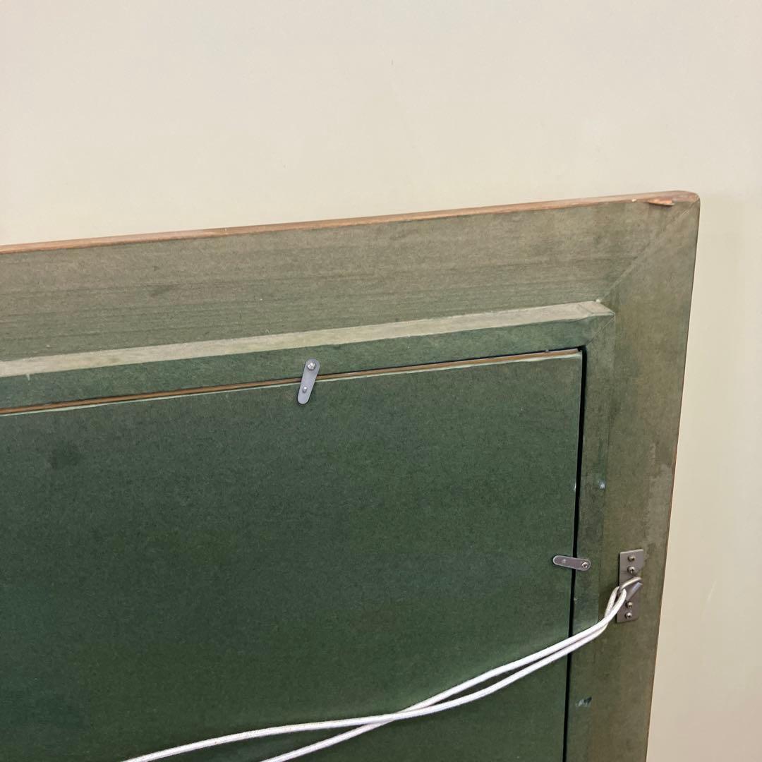 真作 加納守 油彩画 油絵 F10号 風景画 金彩 額装 サイン入り 昭和レトロ