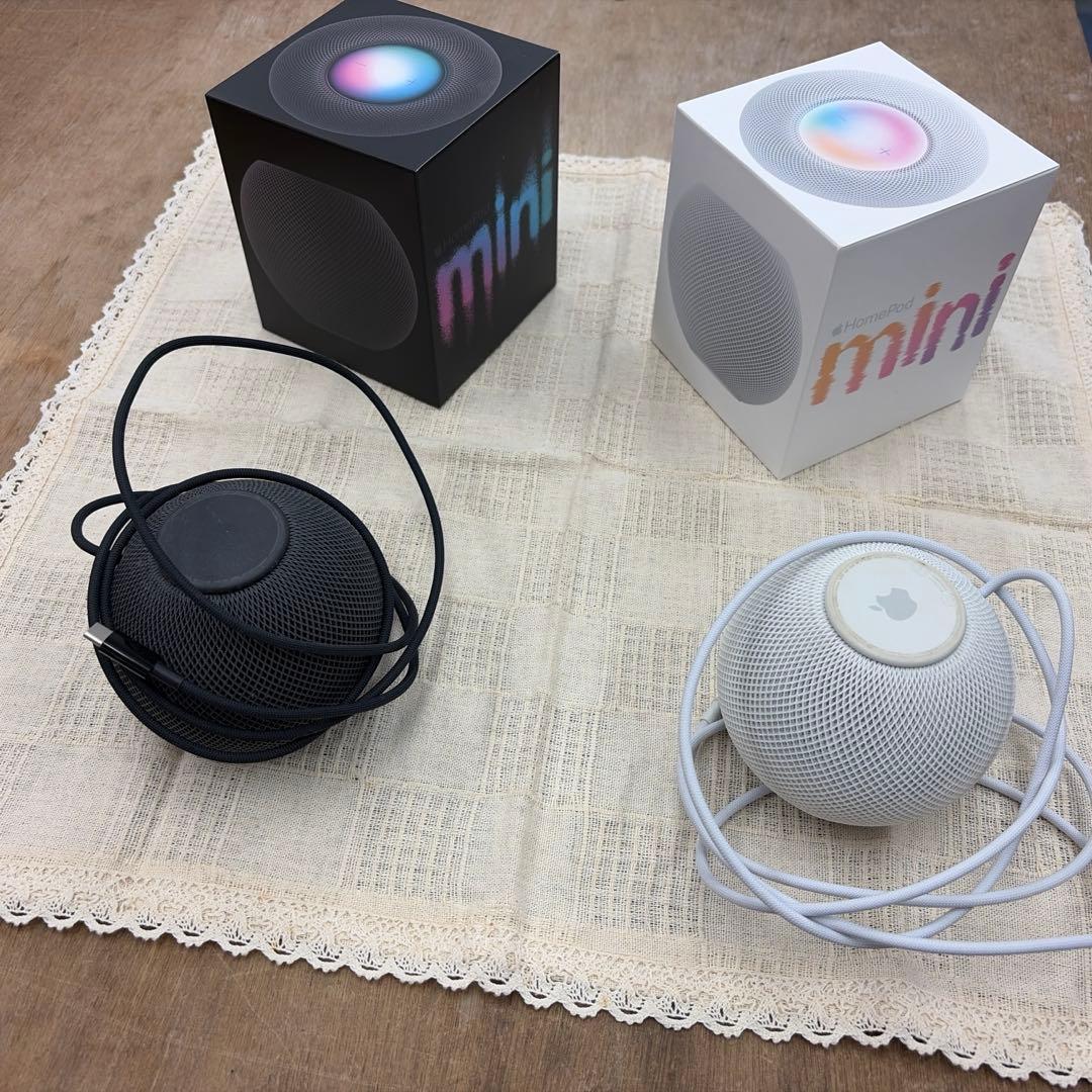 Apple Pod mini スペースグレー・ホワイト2台セット