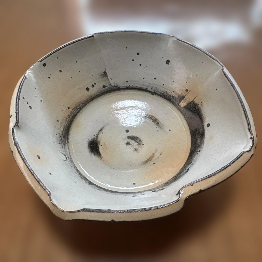 中里太亀さん作　唐津焼　四方鉢