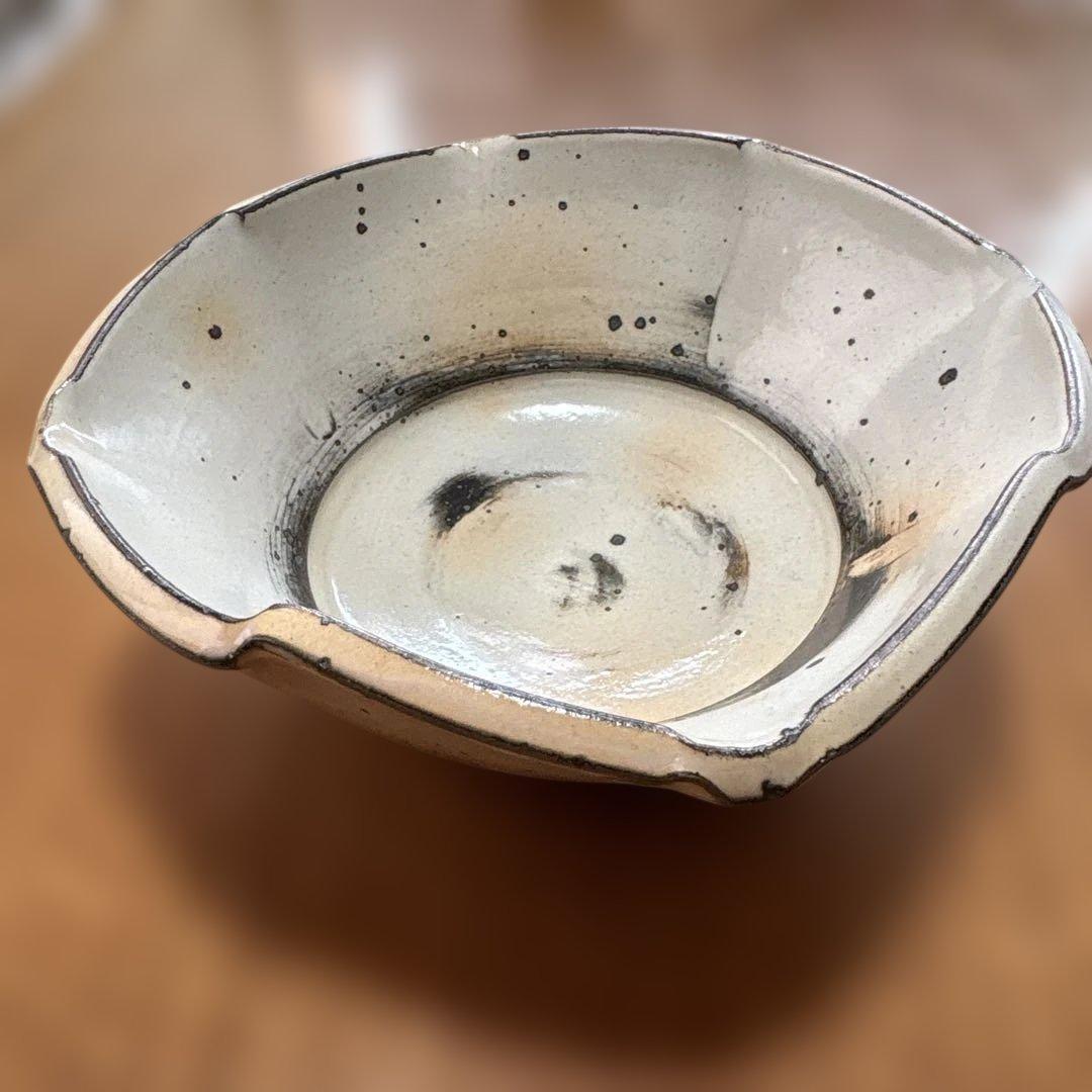 中里太亀さん作　唐津焼　四方鉢