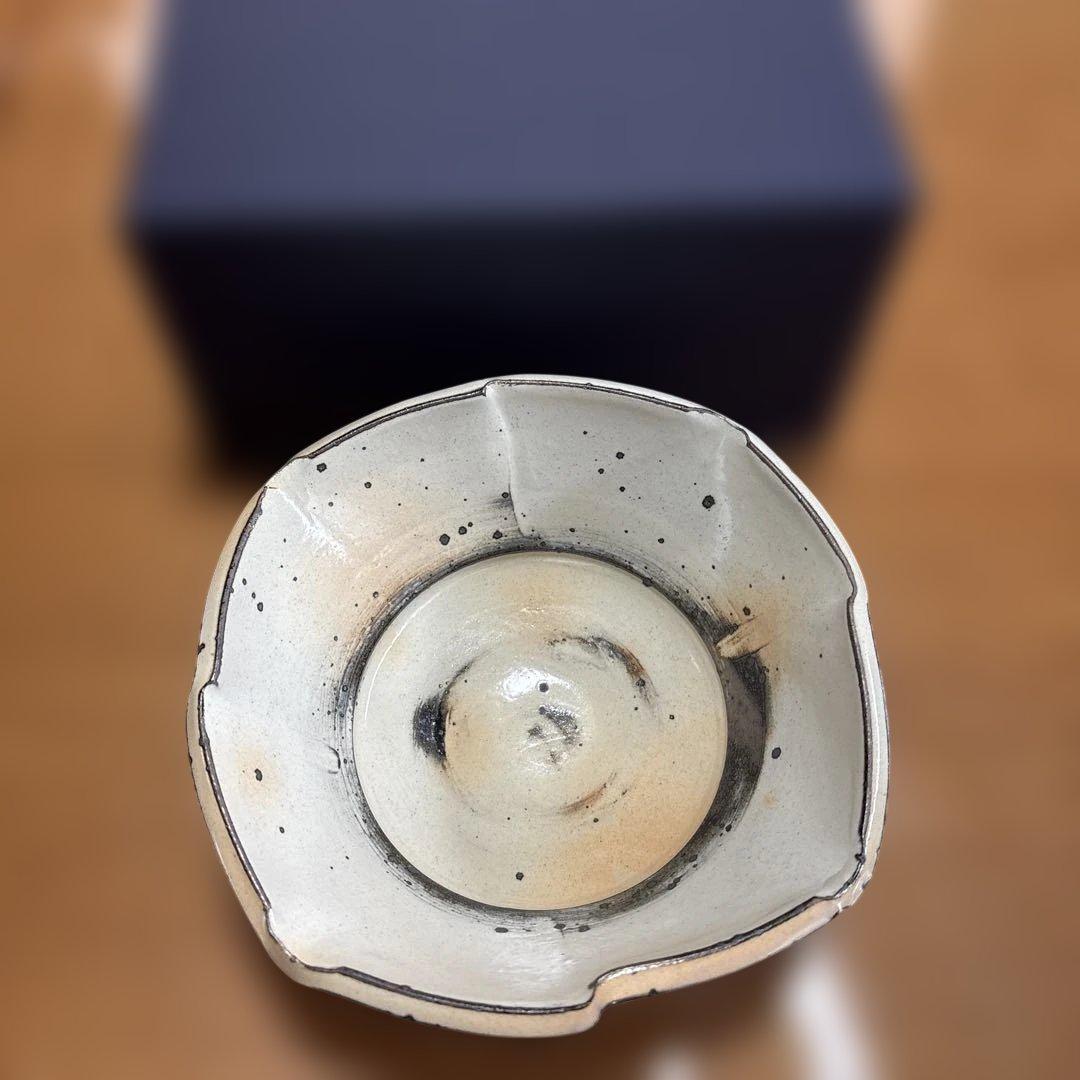 中里太亀さん作　唐津焼　四方鉢