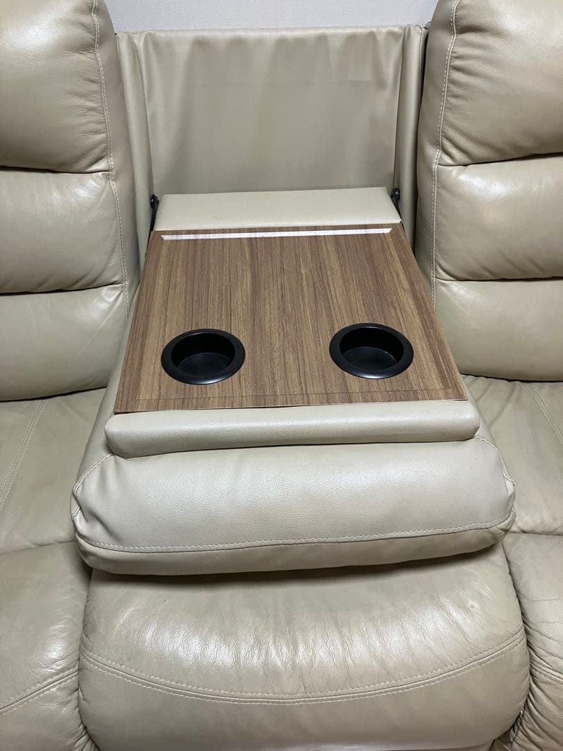 NITORI電動ベージュ 3人掛けリクライニングソファ ★浦和区引き取り限定