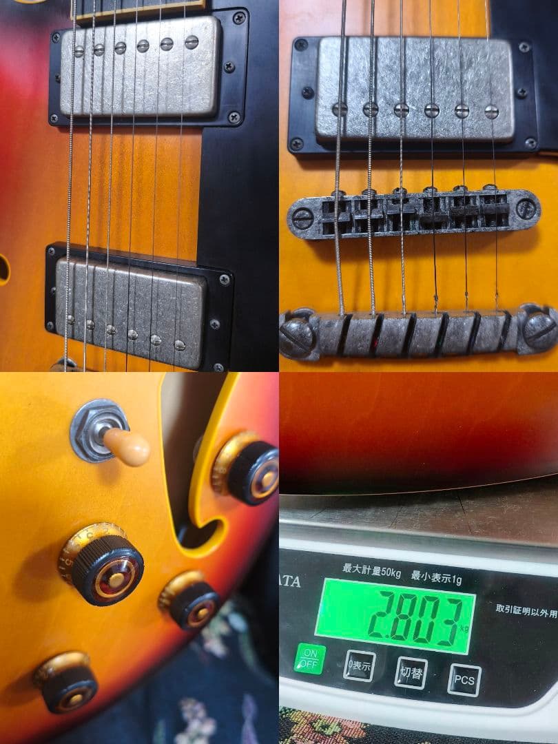 Ibanez ASV93-TDL 5B-01 レリックパーツ バースト セミアコ