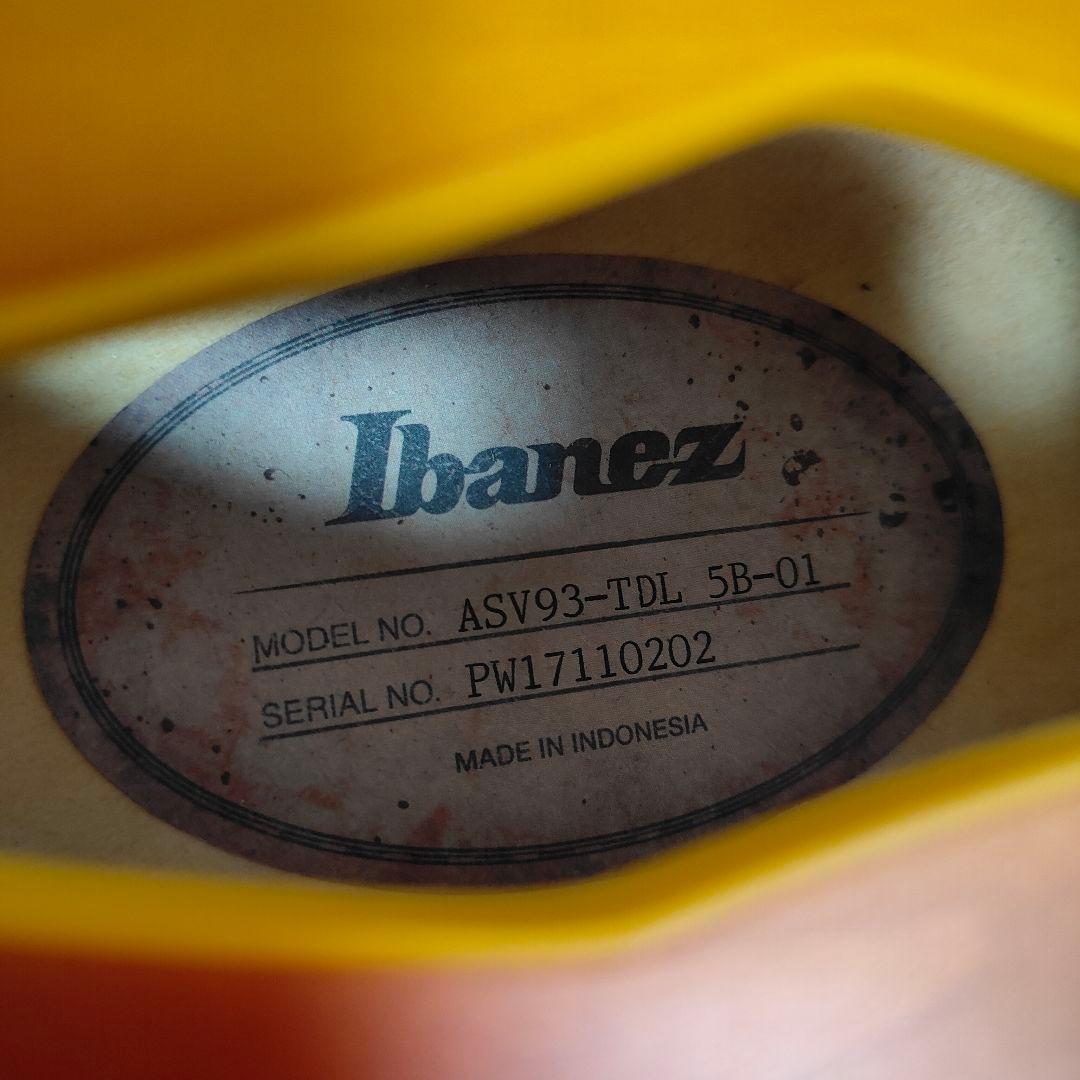Ibanez ASV93-TDL 5B-01 レリックパーツ バースト セミアコ