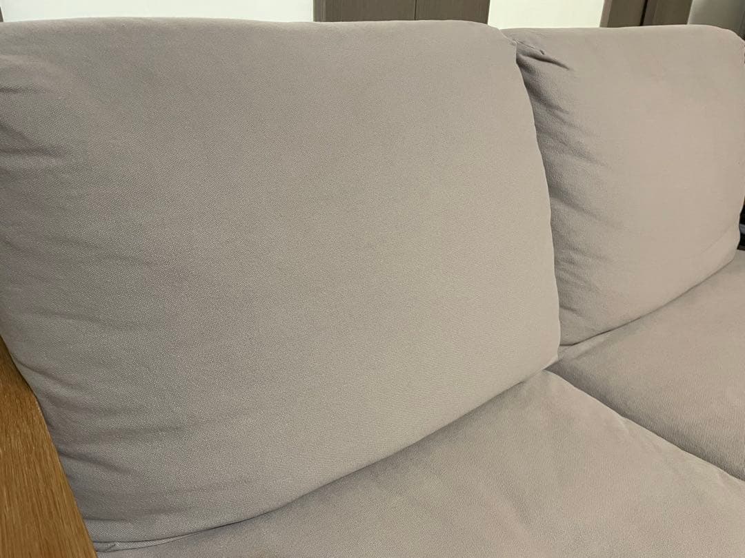 無印良品　フェザーポケットコイル2シーター