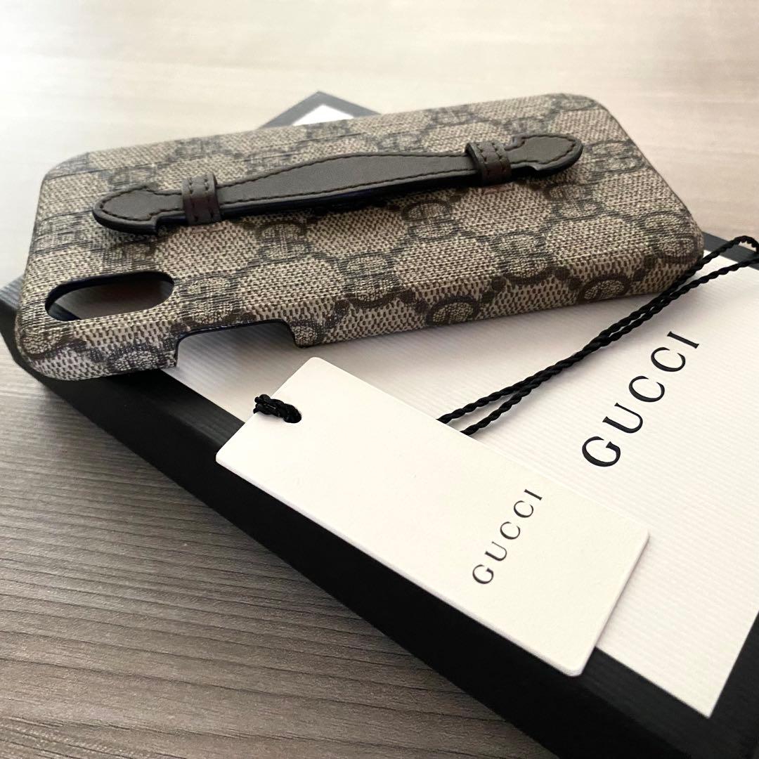 美品❣️【GUCCI】グッチ GG柄 iPhoneケース X & XS 箱 タグ付