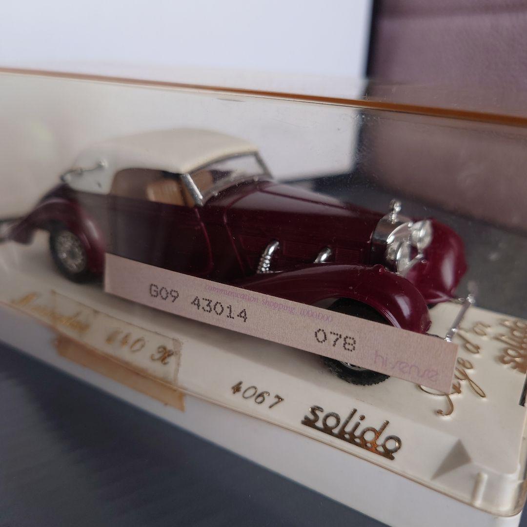 Solido社製の1/43スケール ミニカー「メルセデス・ベンツ 540K」