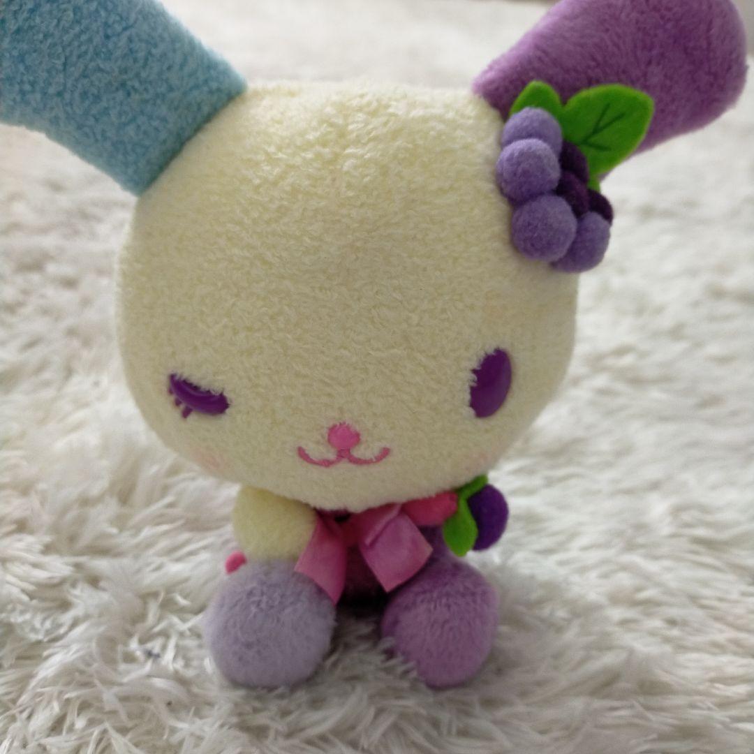 平成レトロ ウサハナ ぬいぐるみ 2006 ぶどう 非売品 レア　Y2K
