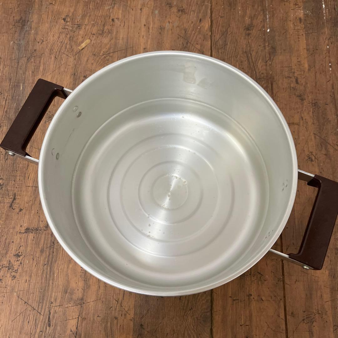 E-2 昭和レトロ ホクセイ ながらセイロ 3段式 アルミ製 蒸し器 両手鍋