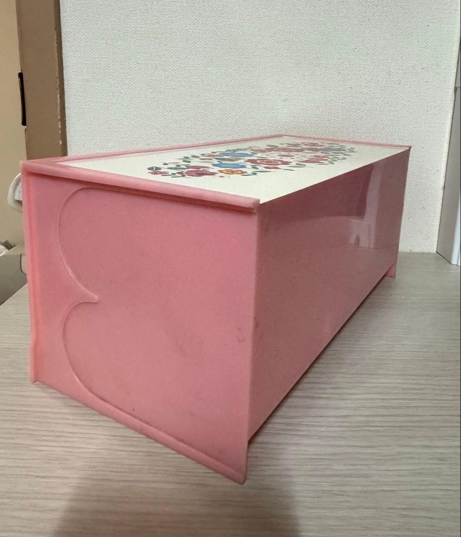 美品 昭和レトロ 花柄調味料ケース