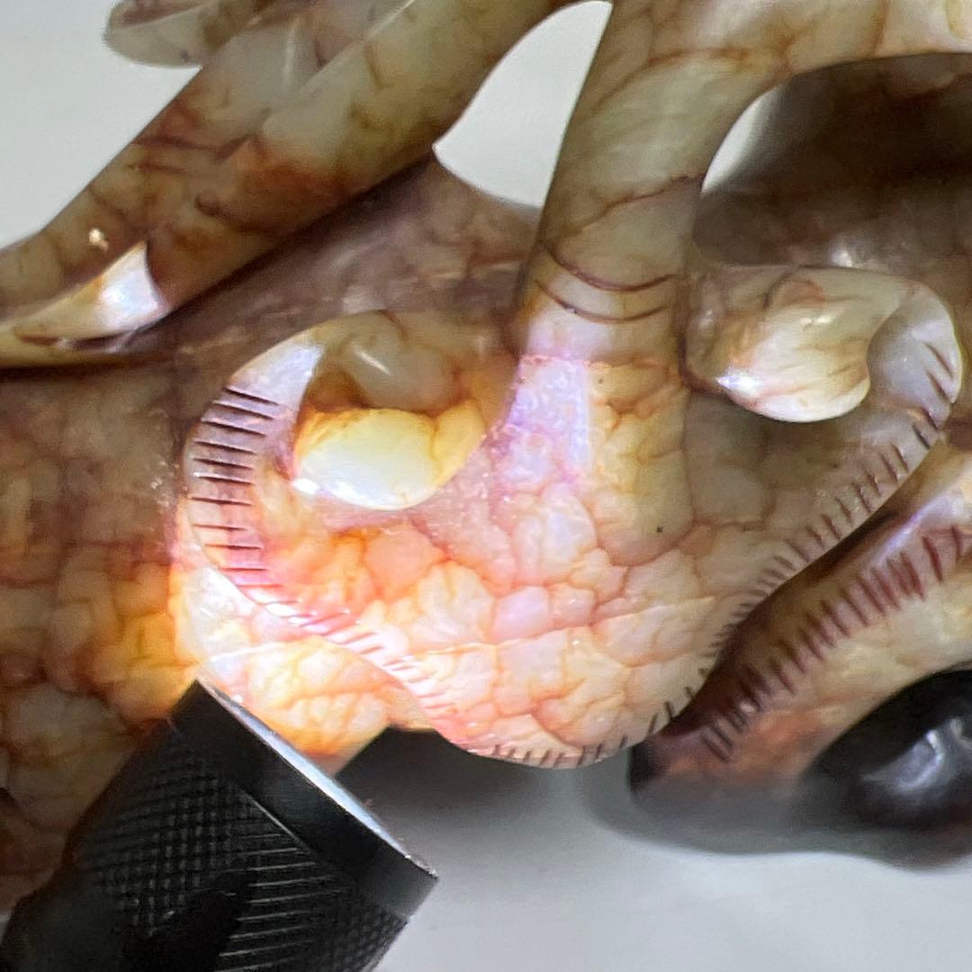 砡製 獅子置物 2609g 東キ8-0307① タニサオ