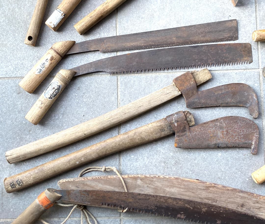 大量！【19点セット】ガーデニング 園芸刃物 鎌 桑 農機具 雑草駆除 古道具