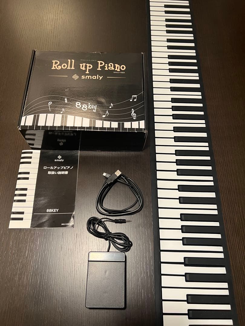 mi　スマリー　88鍵盤　ロールアップピアノ smaly-p88a