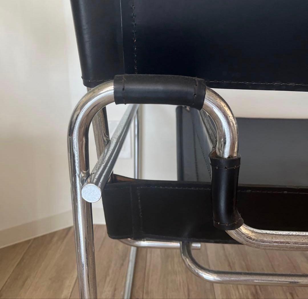 マルセル・ブロイヤー　ワシリーチェア　スチール　椅子