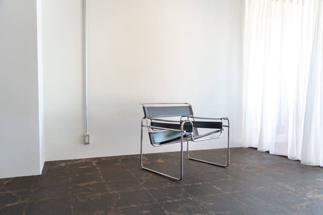 マルセル・ブロイヤー　ワシリーチェア　スチール　椅子