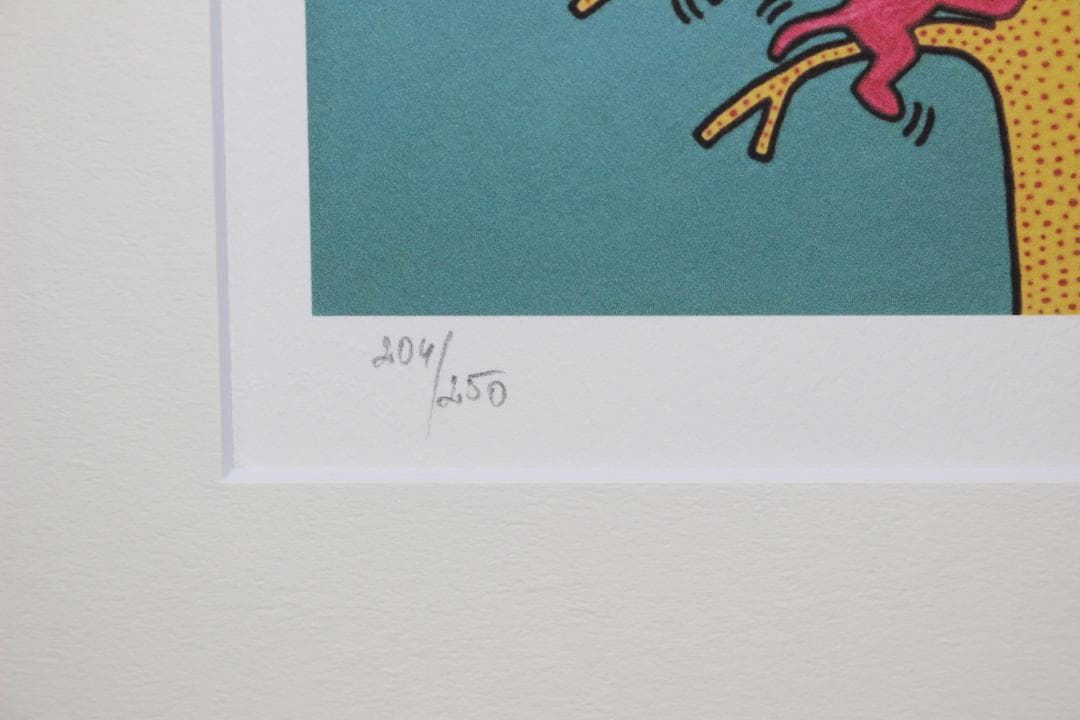 キース・ヘリング【The Tree of Monkeys】エスタンプリトグラフ