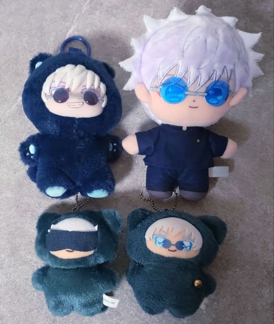 呪術廻戦　五条悟　猫耳ぬいぐるみ　ちみけも　ぷりたっちどりーむ　バラ売り不可