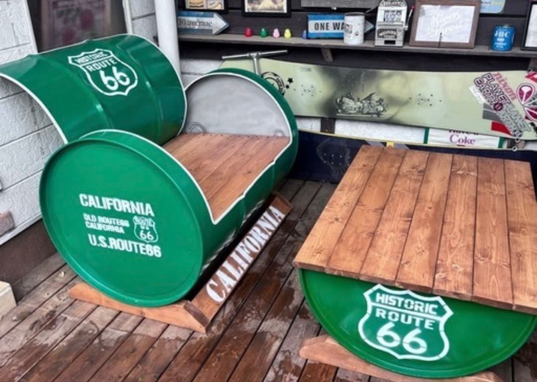 ルート66 バレルソファ カリフォルニア