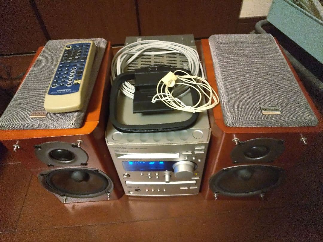 【動作品】ONKYO CD/MD Tuner Amplifier FR-N3X