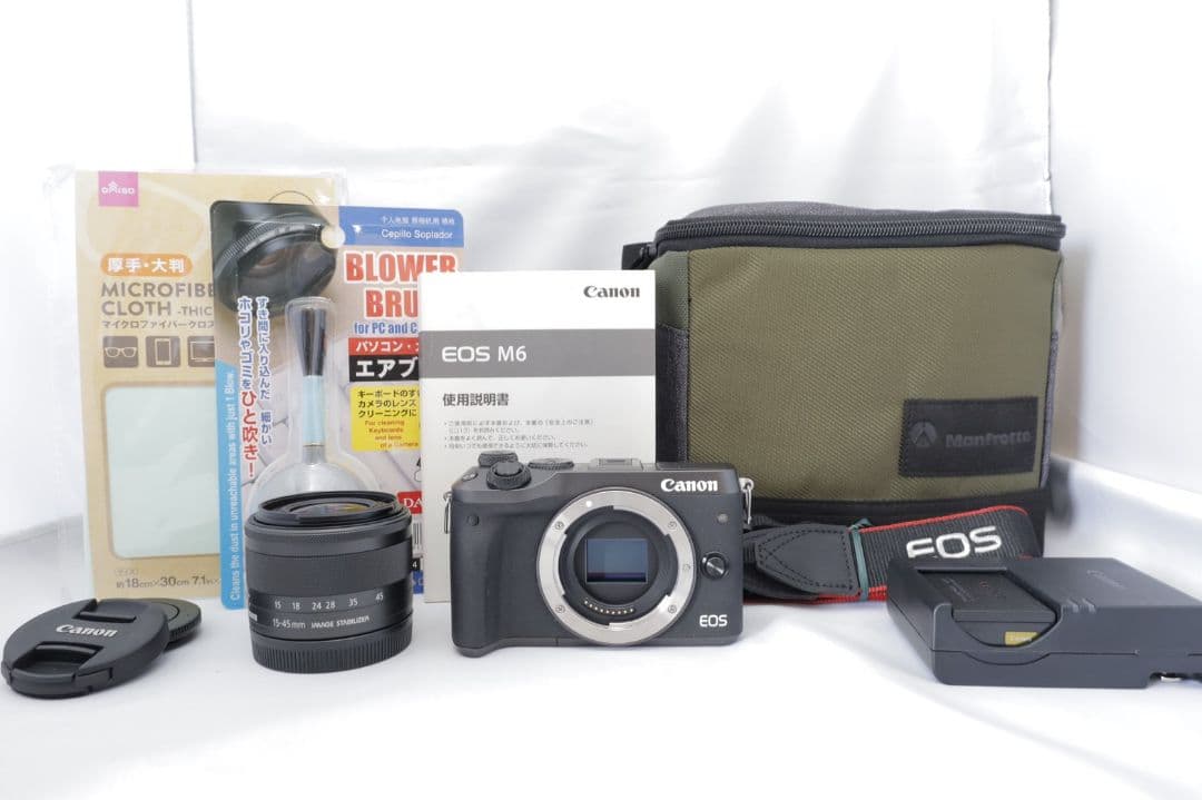 Wi-Fi搭載で楽々スマホ転送♪【超美品】Canon EOS M6 レンズキット