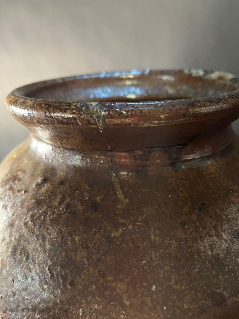 丹波燒 古丹波 古美術　胡麻　釉薬　茶道　華道