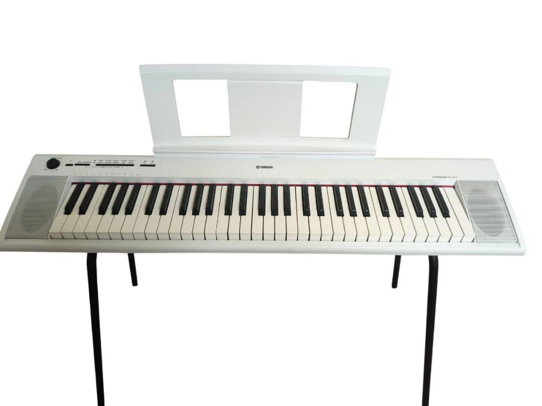 YAMAHA NP-12 piaggdro ホワイト スタンド付