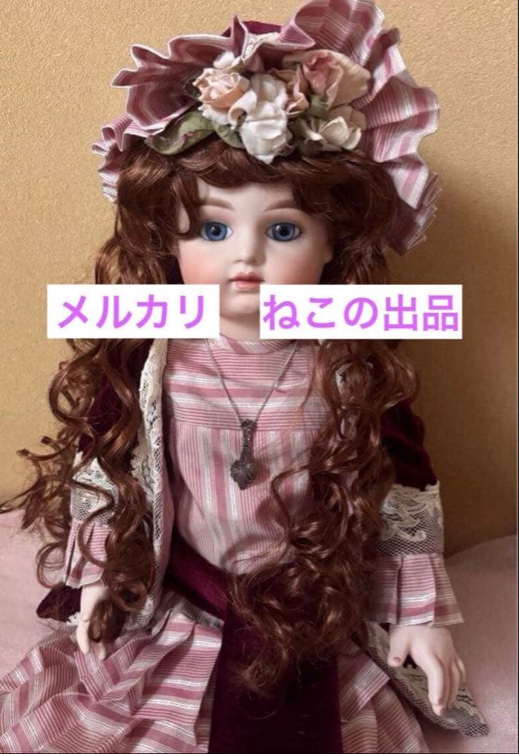 作家様　手縫いドレス　ビスクドール 50cm ドール　アンティーク　ビンテージ