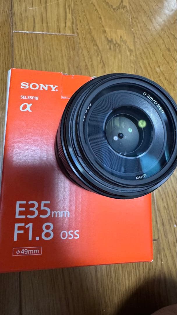 APS-C用レンズ　SONY E 35mm F1.8 OSS