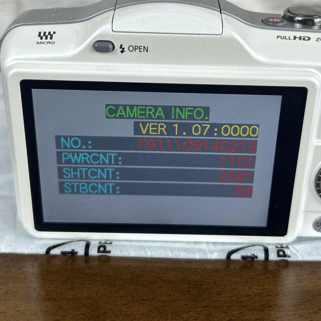 LUMIX DMC-GF3W DOUBLELENS KIT 【極美品】SDカード