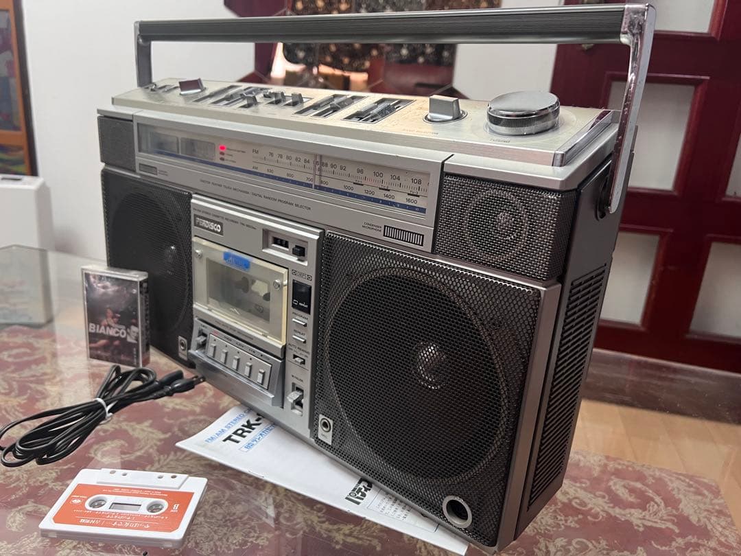 希少日立 TRK-8800RM パディスコラジカセ中古動作品メンテナンス済み美品