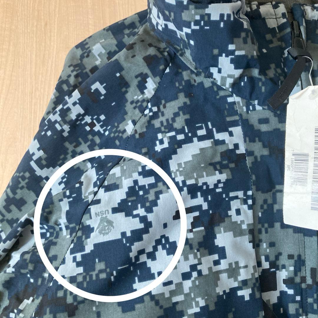 米軍 US NAVY NWU ゴアテックス パーカー　L-R 新品