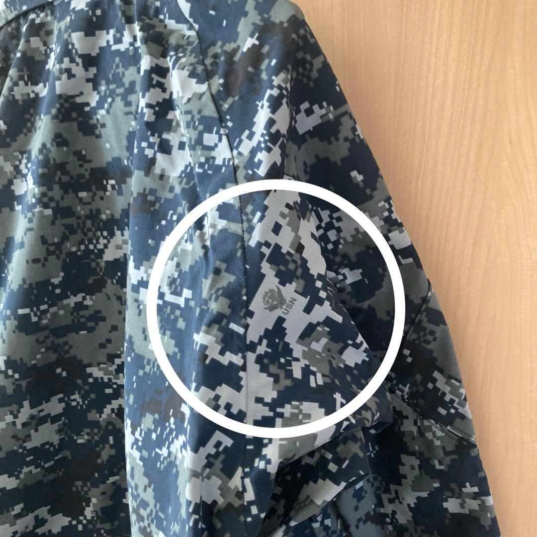 米軍 US NAVY NWU ゴアテックス パーカー　L-R 新品
