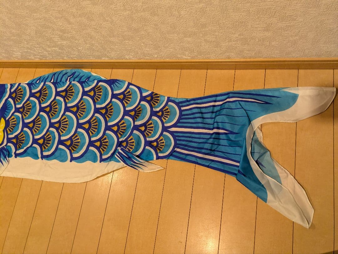 鯉のぼり　吹流し4m 黒鯉4m 赤鯉3m 青鯉2m 緑鯉0.6m セット