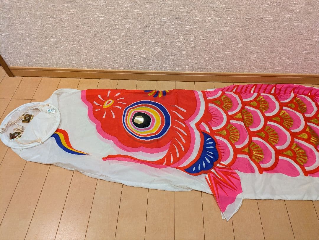 鯉のぼり　吹流し4m 黒鯉4m 赤鯉3m 青鯉2m 緑鯉0.6m セット