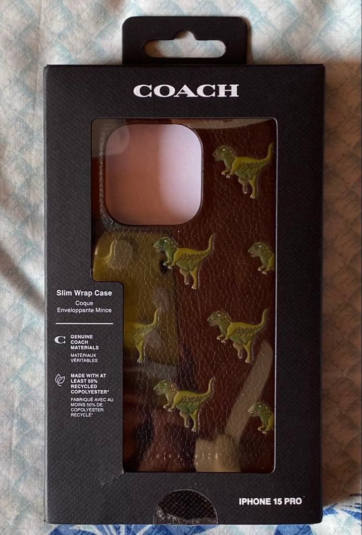 iPhone15 pro用ケース　Coach(コーチ)新品