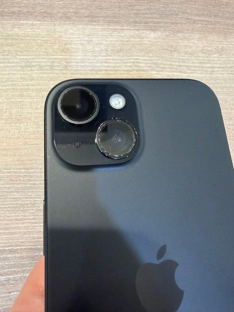 iPhone15 256Gブラック SIMフリー本体 箱、ケーブル有り 残積0